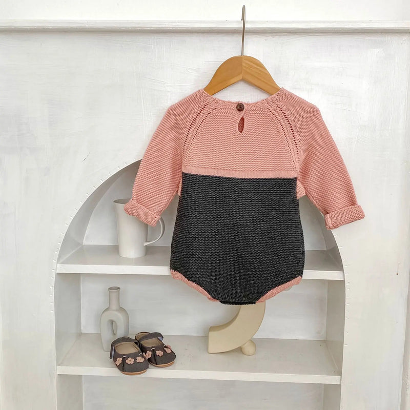 Macacão Manga Longa em Tricot