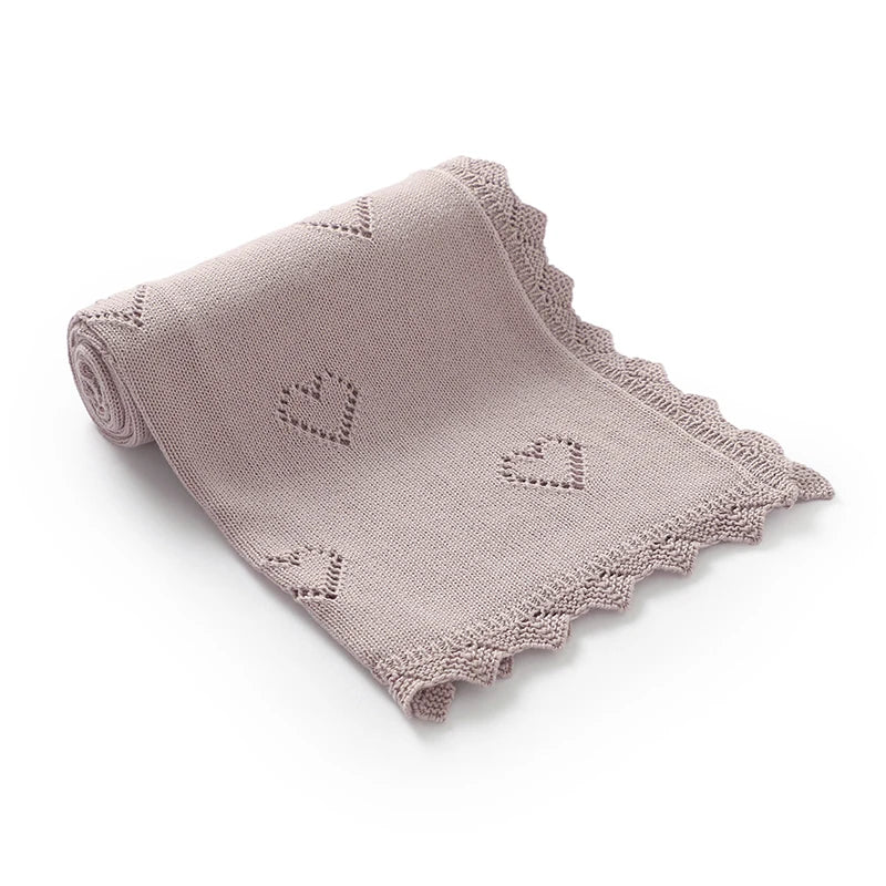 Manta em Tricot Tamanho: 90X70 cm