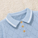 Conjunto Camisa e Shorts em Tricot - 2pçs