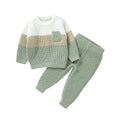 Conjunto Casaco Suéter e Calça em Tricot - 2pçs