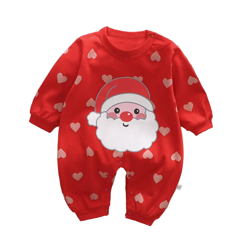 Macacão Natalino de Manga Longa