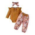 Conjunto Body, Calça e Faixa de Cabeça - 3pçs