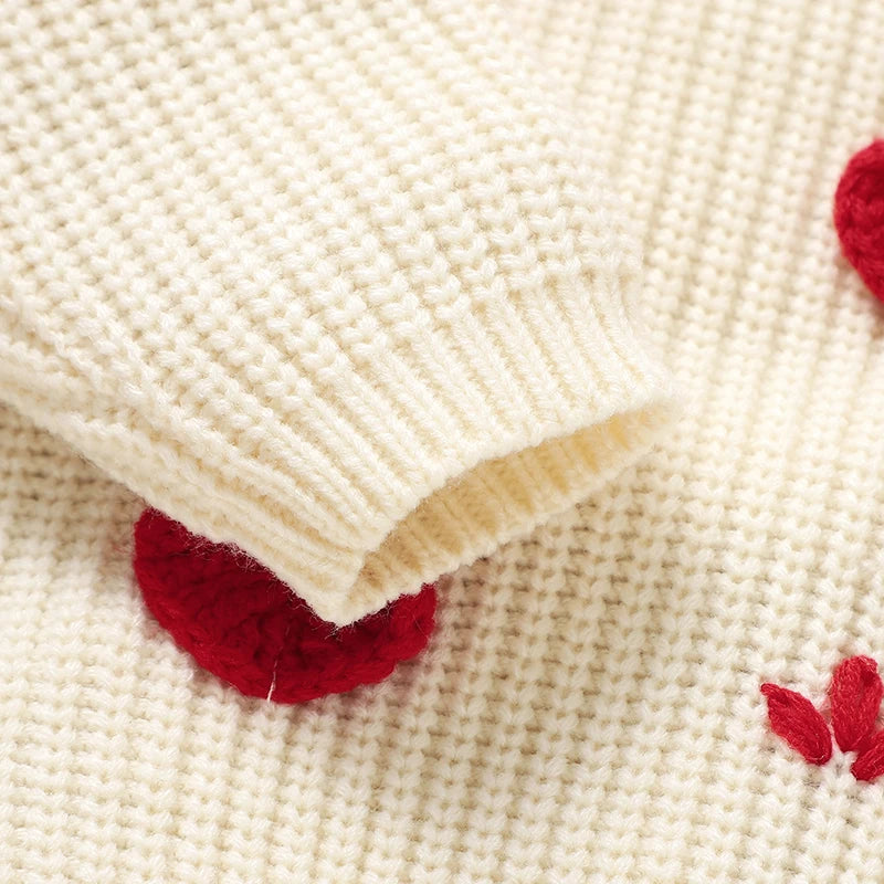 Casaco Suéter Manga Longa em Tricot