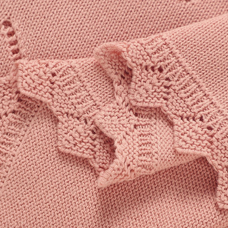 Manta em Tricot Tamanho: 90X70 cm