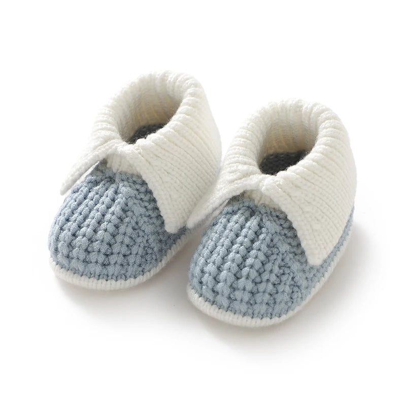 Sapato em Tricot - Azul