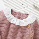 Conjunto Casaco Cardigan e Shorts em Tricot - 2pçs