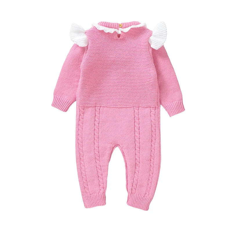 Macacão Manga Longa em Tricot