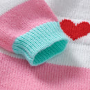 Macacão Listrado Manga Longa em Tricot