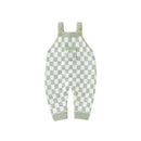 Macacão em Tricot Xadrez