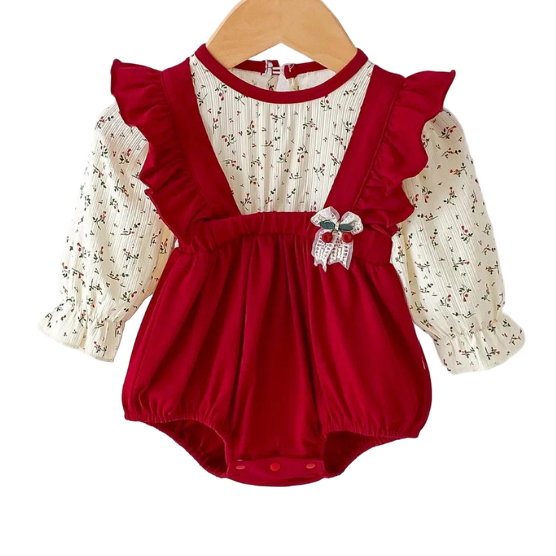 Macacão Natalino Manga Longa