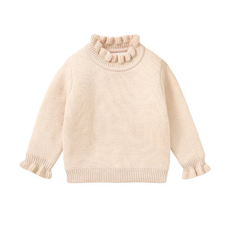 Casaco Suéter Manga Longa em Tricot
