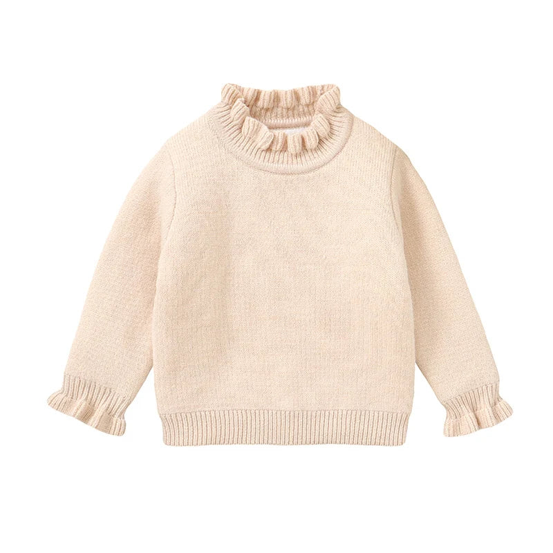 Casaco Suéter Manga Longa em Tricot