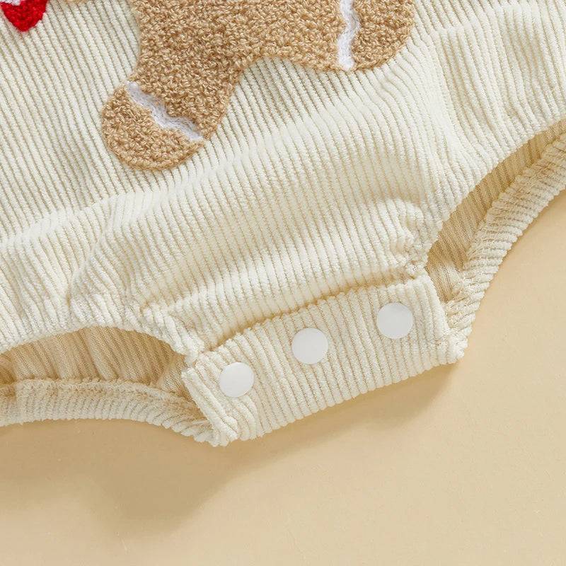 Macacão de Veludo sem Mangas e Bordado