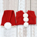 Conjunto Newborn Macacão e Touca Pompom - 2pçs