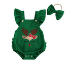 Macacão Curto + Faixa de Cabelo - 2pçs