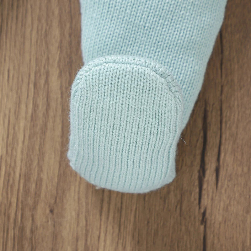 Conjunto Casaco Suéter, Calça e Touca em Tricot - 3pçs