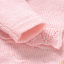 Conjunto Casaco Cardigan e Macacão em Tricot - 2pçs