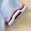 Conjunto Pulôver e Shorts em Tricot - 2pçs