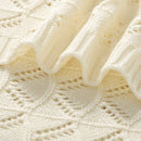 Manta em Tricot Tamanho: 90X70 cm