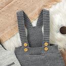 Conjunto Colete e Macacão em Tricot - 2pçs