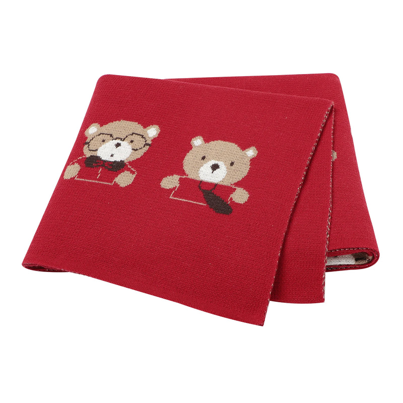 Conjunto Macacão Manga Longa e Manta em Tricot - 2pçs
