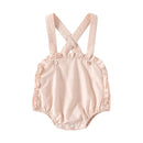 Conjunto Blusa e Jardineira Rosa 2 pçs