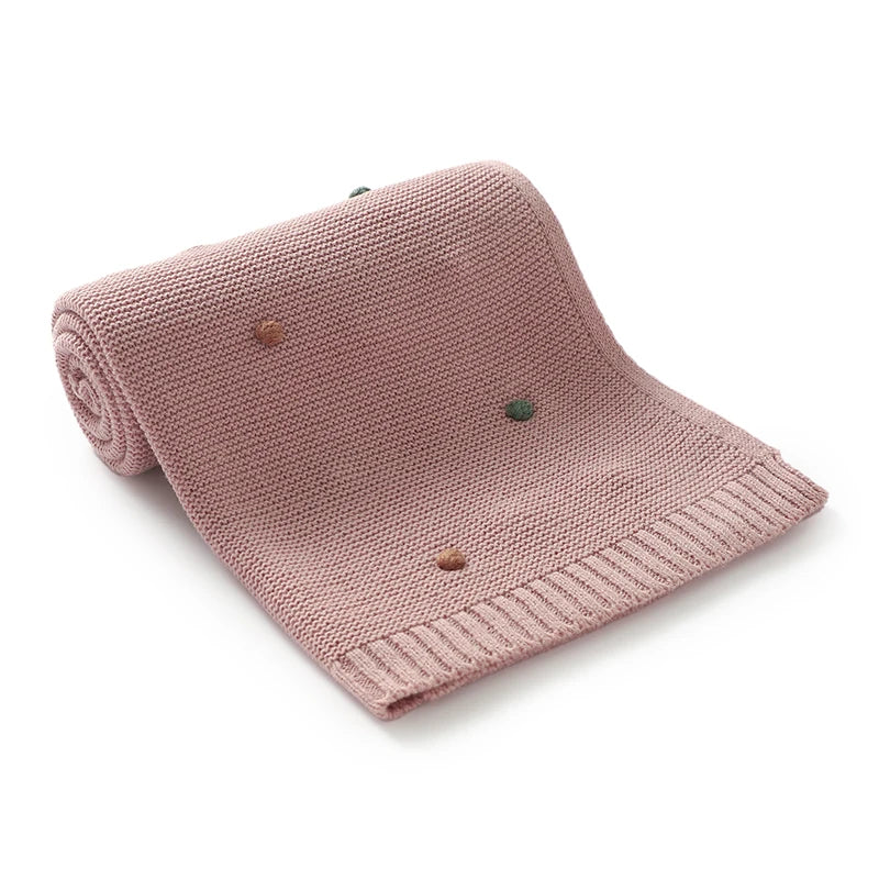Manta em Tricot Tamanho: 90X70 cm