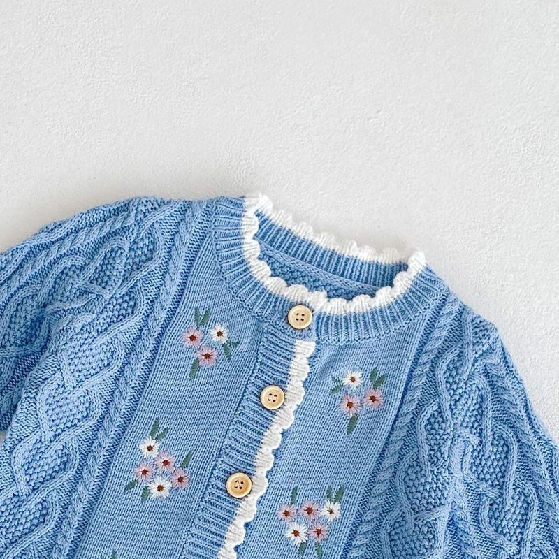 Casaco Cardigan em Tricot