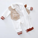 Conjunto Macacão Manga Longa e Colete Integrado - 2pçs