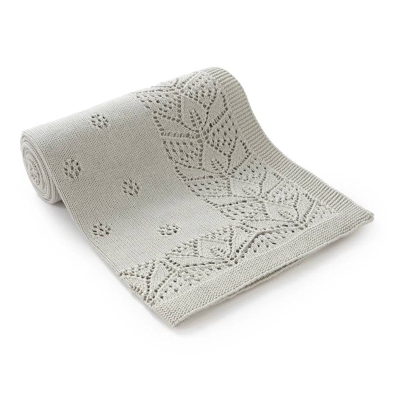 Manta em Tricot Tamanho: 100X80 cm