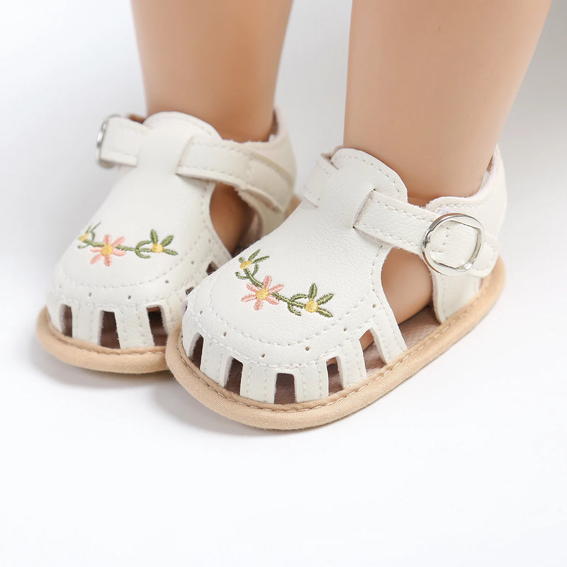 Sandália Infantil Floral