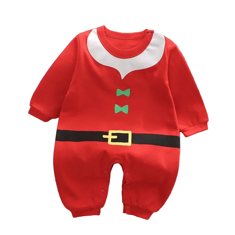 Macacão Natalino de Manga Longa