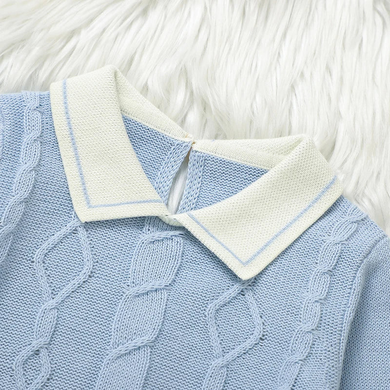Macacão Manga Longa em Tricot