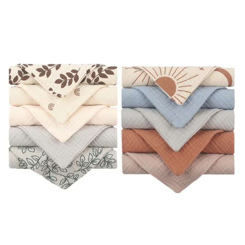 Conjunto com 10 Toalhas Pequenas Multifunção