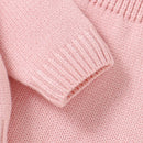 Conjunto Casaco Suéter e Calça em Tricot - 2pçs