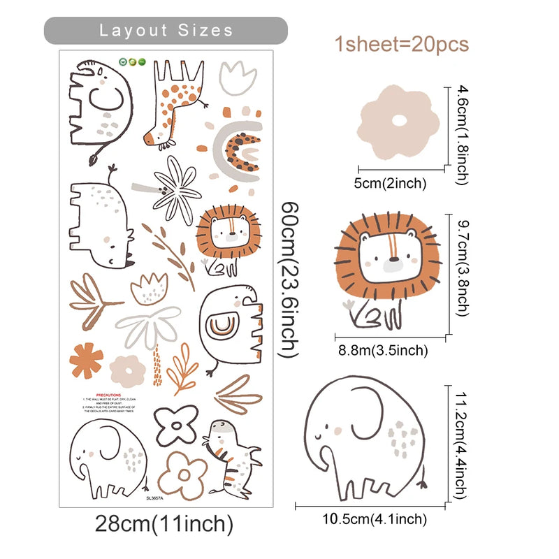 Adesivos de Parede em Estilo Boho