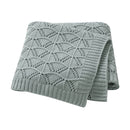 Manta em Tricot Tamanho: 90X70 cm