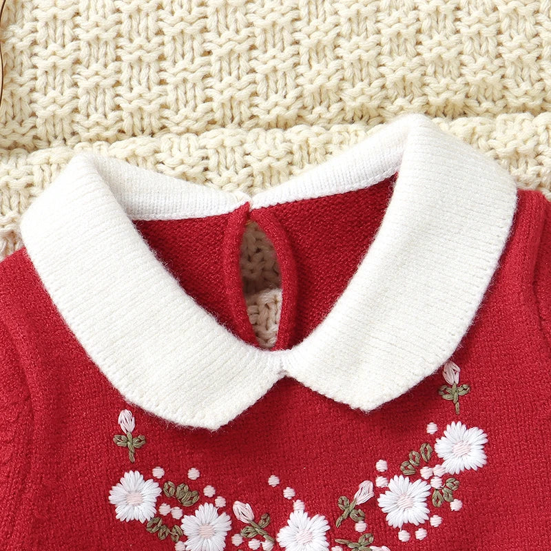 Conjunto Casaco Suéter e Calça em Tricot - 2pçs