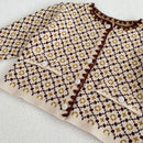 Casaco Cardigan em Tricot Vintage