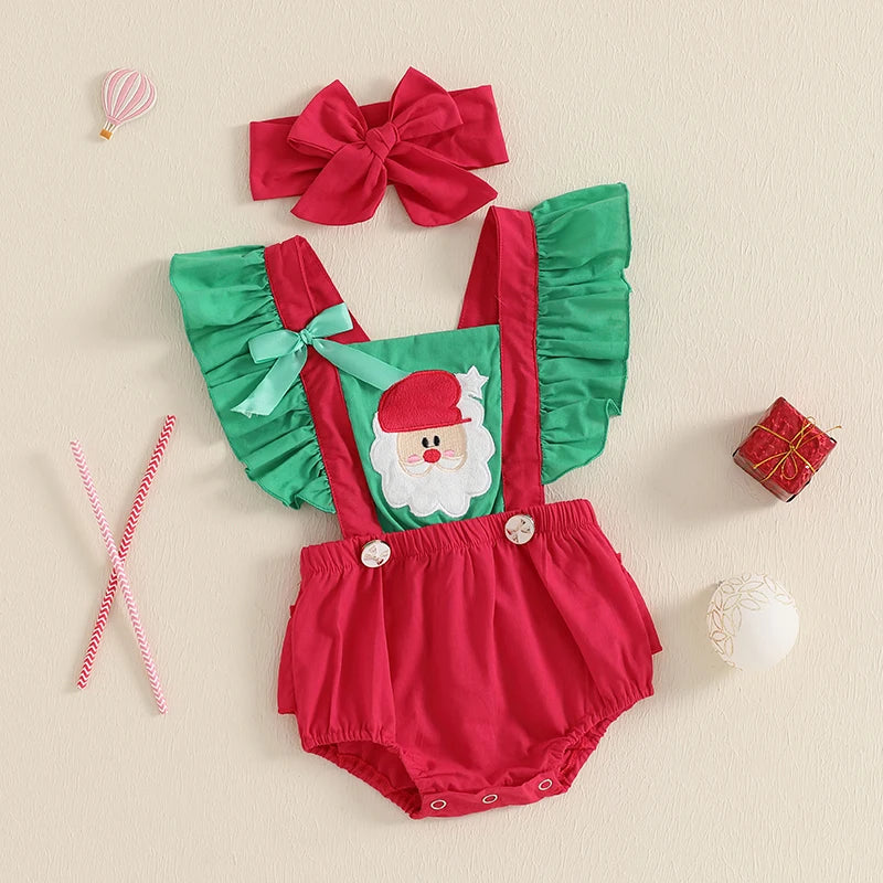 Conjunto Romper e Faixa de Cabeça - 2pçs