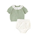 Conjunto Pulôver em Tricot e Shorts - 2pçs