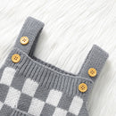 Macacão em Tricot Xadrez