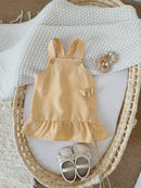 Vestido em Linho com Bordados