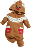 Macacão de Manga Comprida com Capuz