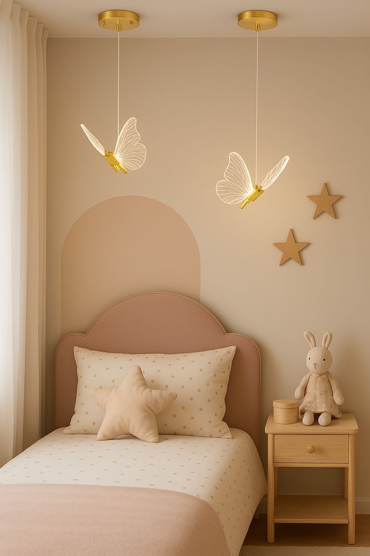 Led Pendente de Borboleta